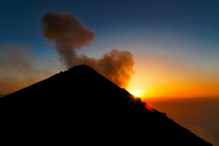 Aufstieg auf den Stromboli-Vulkan